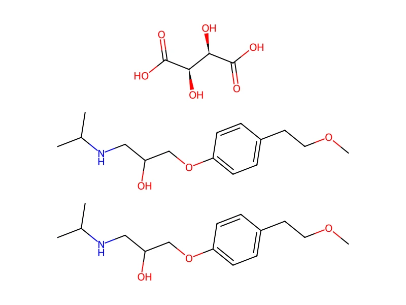 Metoprolol tartrate – neat CRM, 100 mg