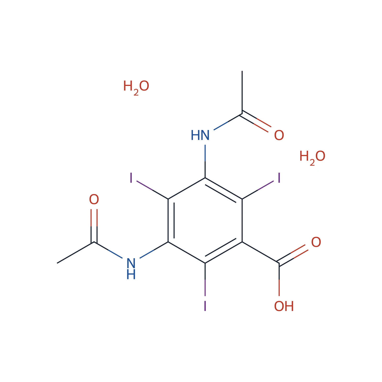 Amidotrizoic acid dihydrate CRS, 100 mg