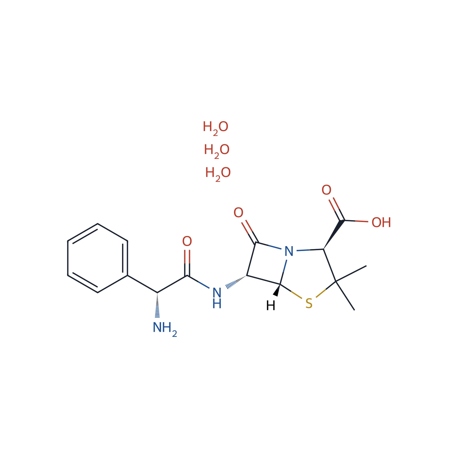Ampicillin trihydrate CRS, 150 mg