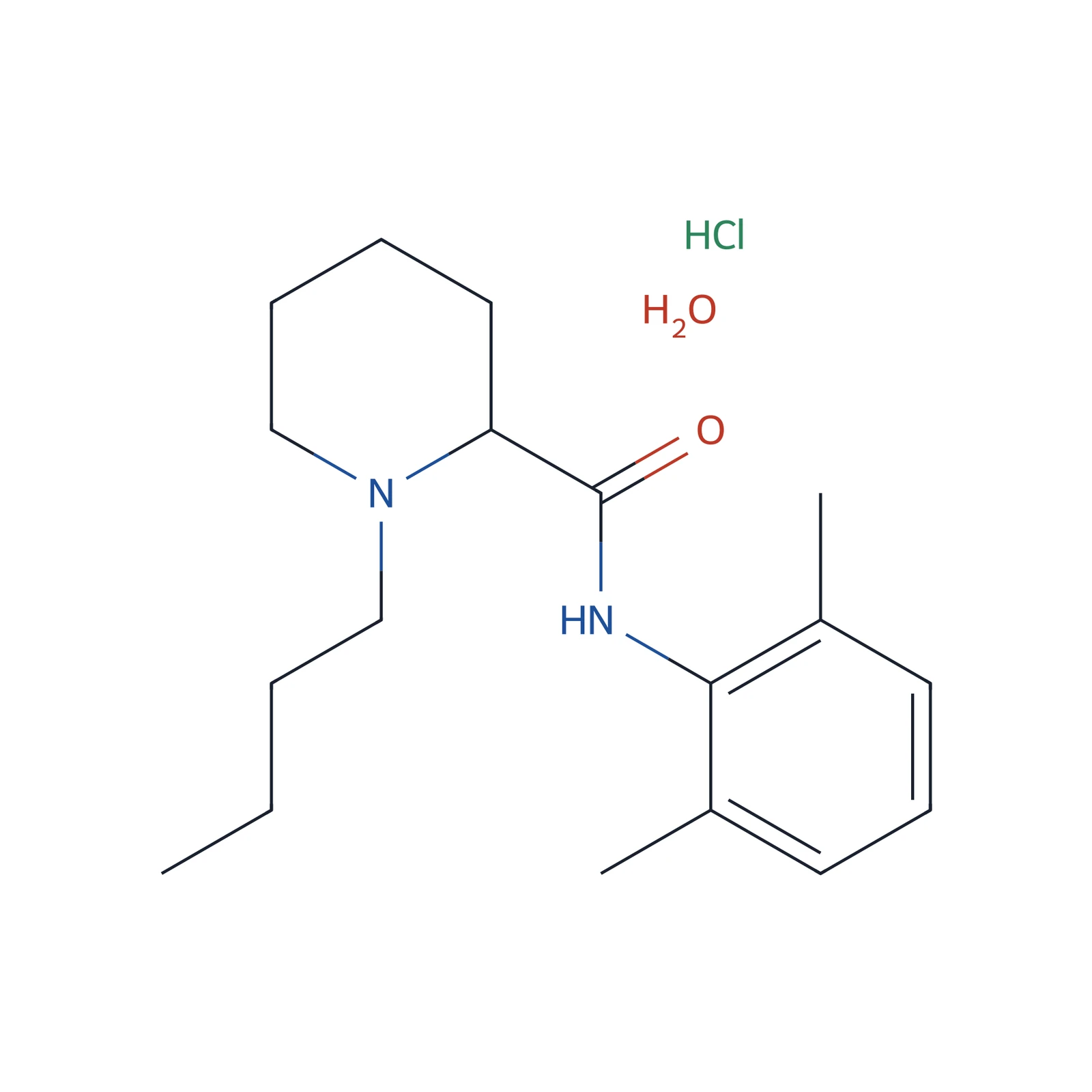 Bupivacaine hydrochloride CRS, 100 mg