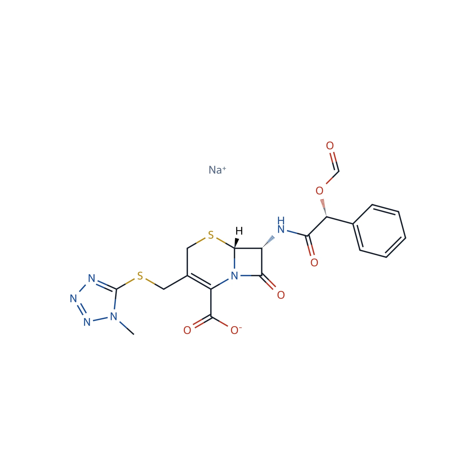 Cefamandole nafate CRS, 125 mg