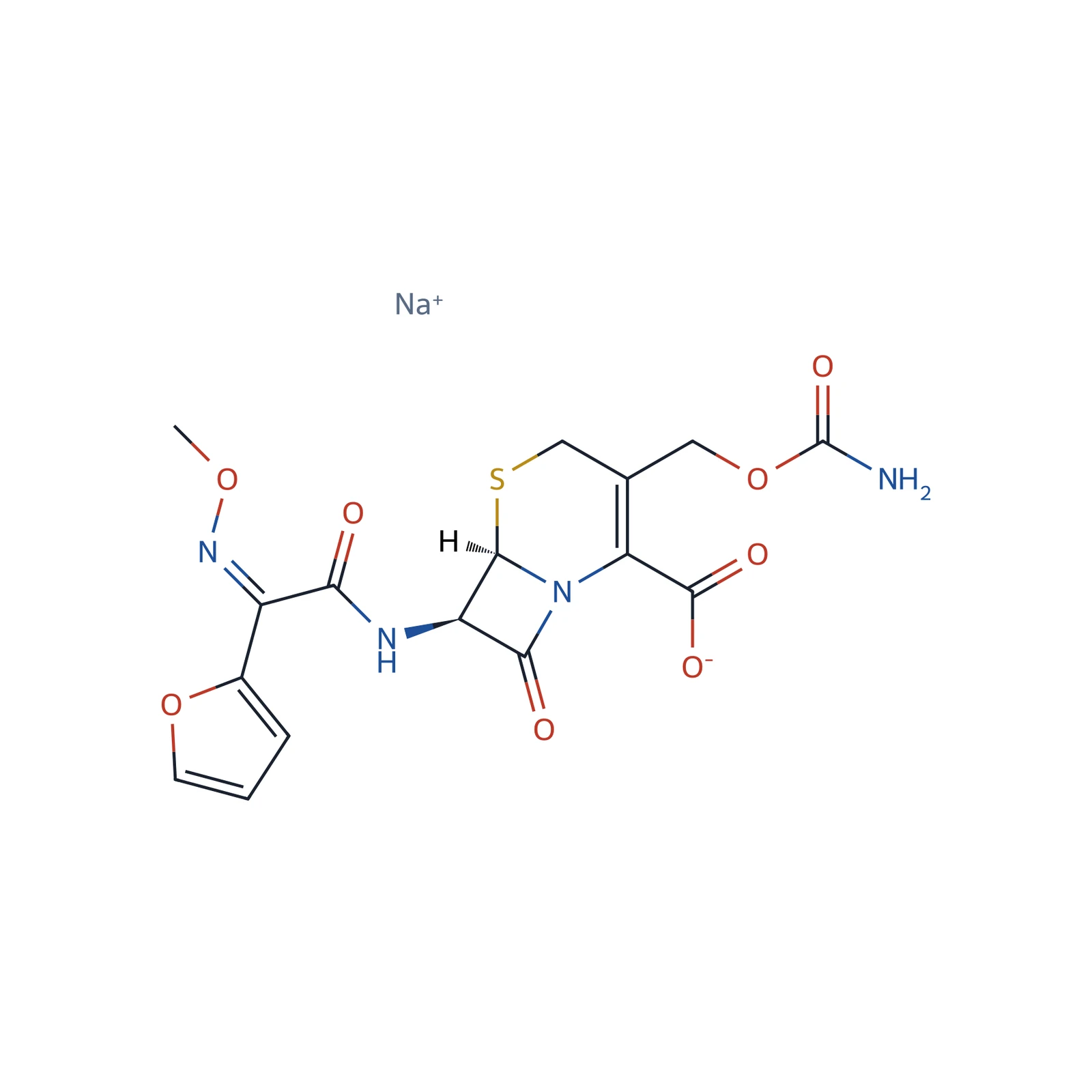 Cefuroxime sodium CRS, 70 mg