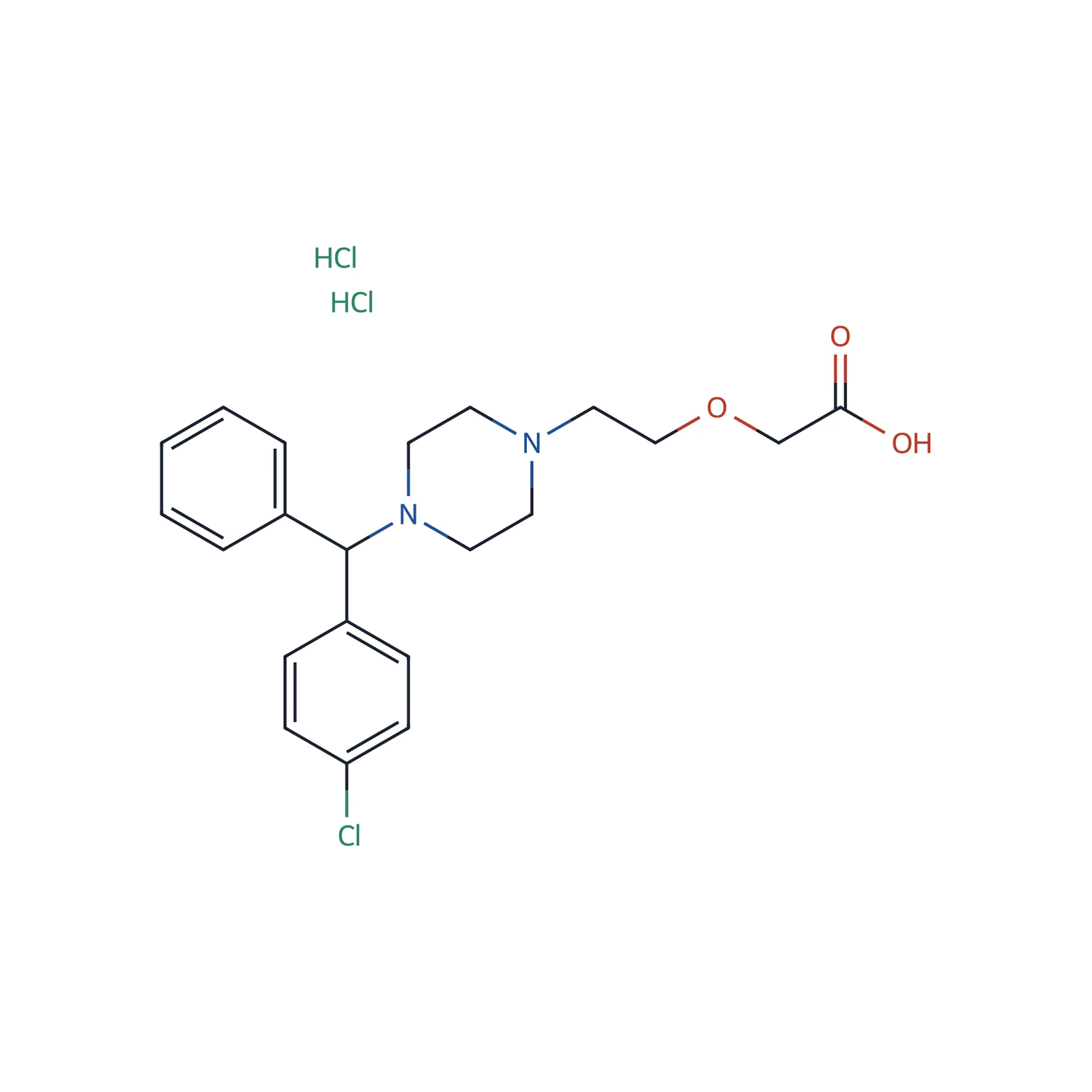Cetirizine dihydrochloride CRS, 100 mg