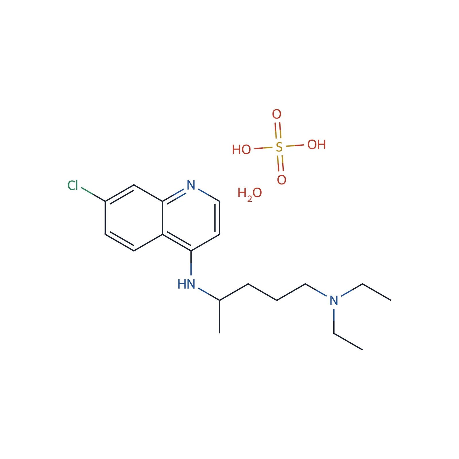 Chloroquine sulfate CRS, 110 mg