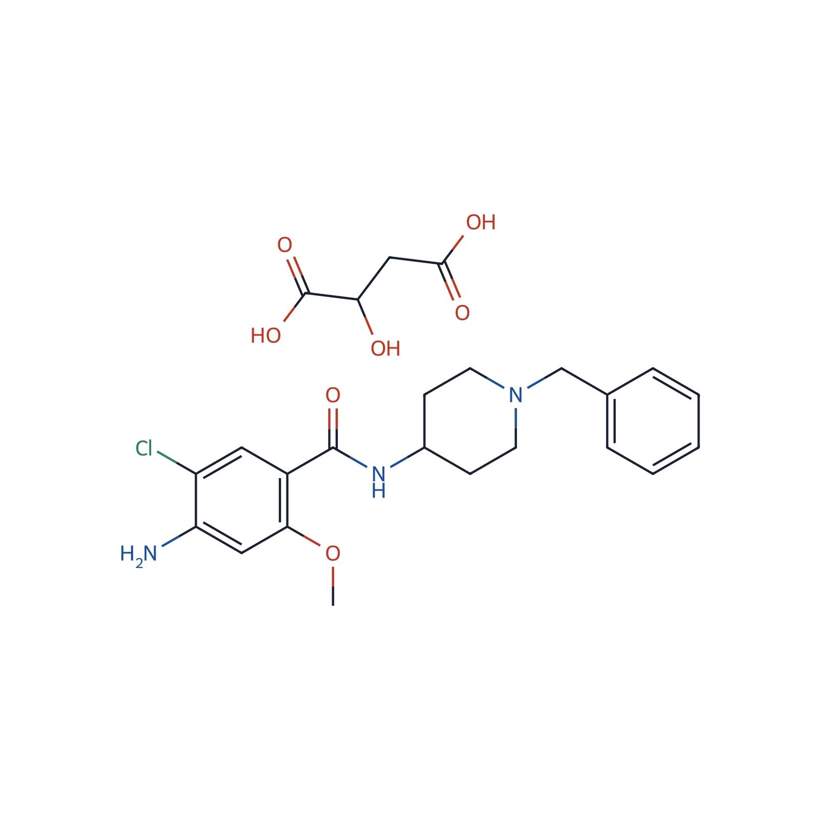 Clebopride malate CRS, 70 mg