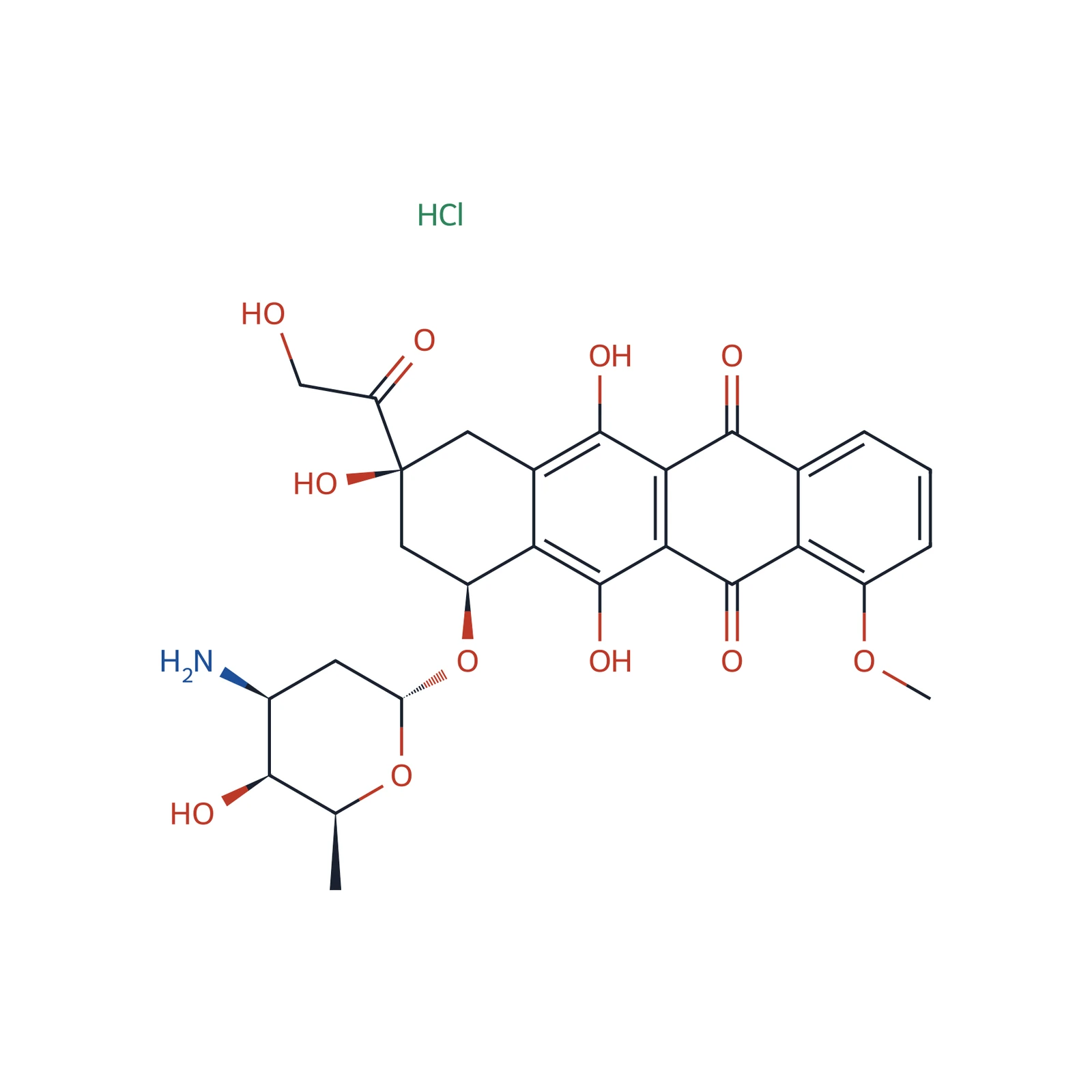 Doxorubicin hydrochloride CRS, 150 mg