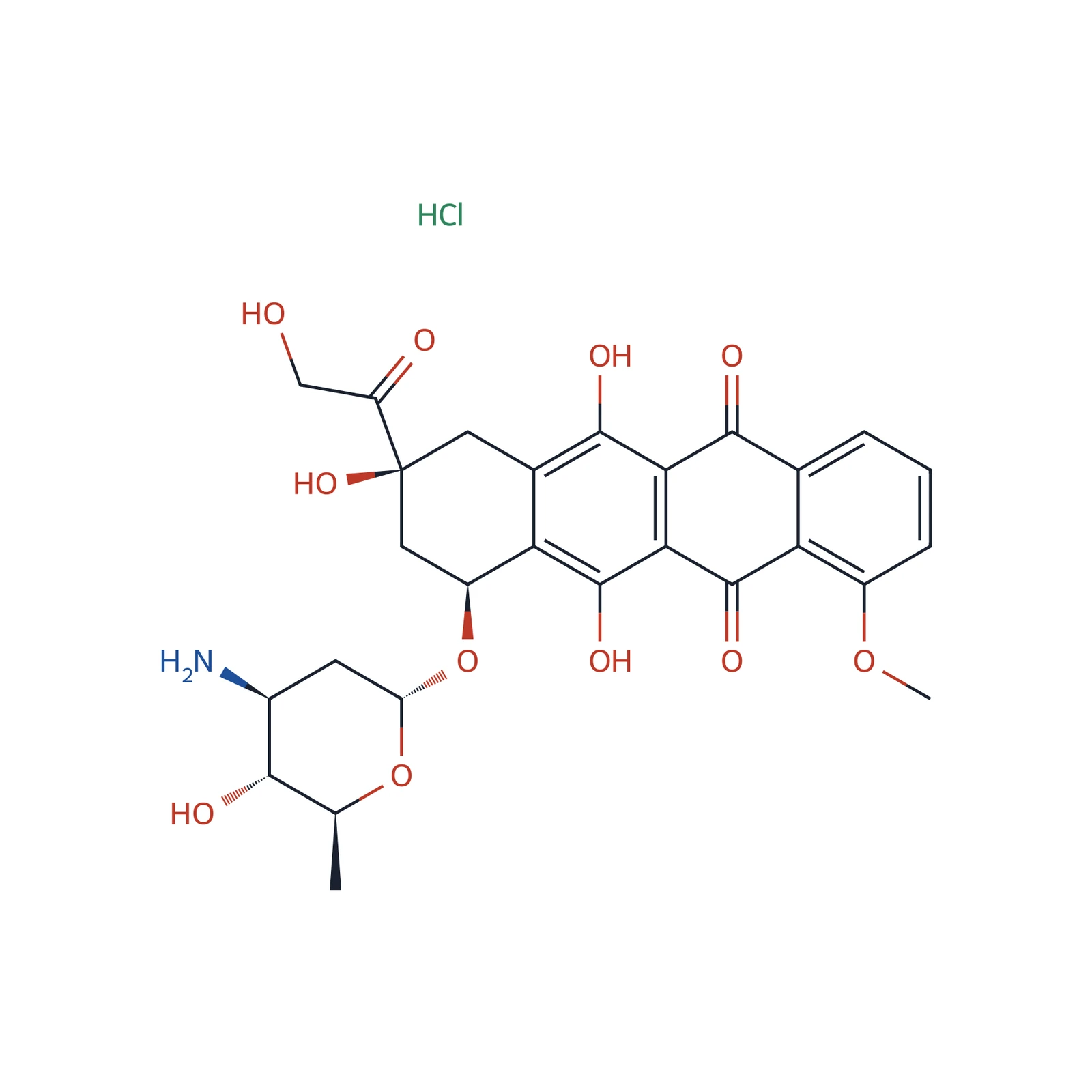 Epirubicin hydrochloride CRS, 100 mg