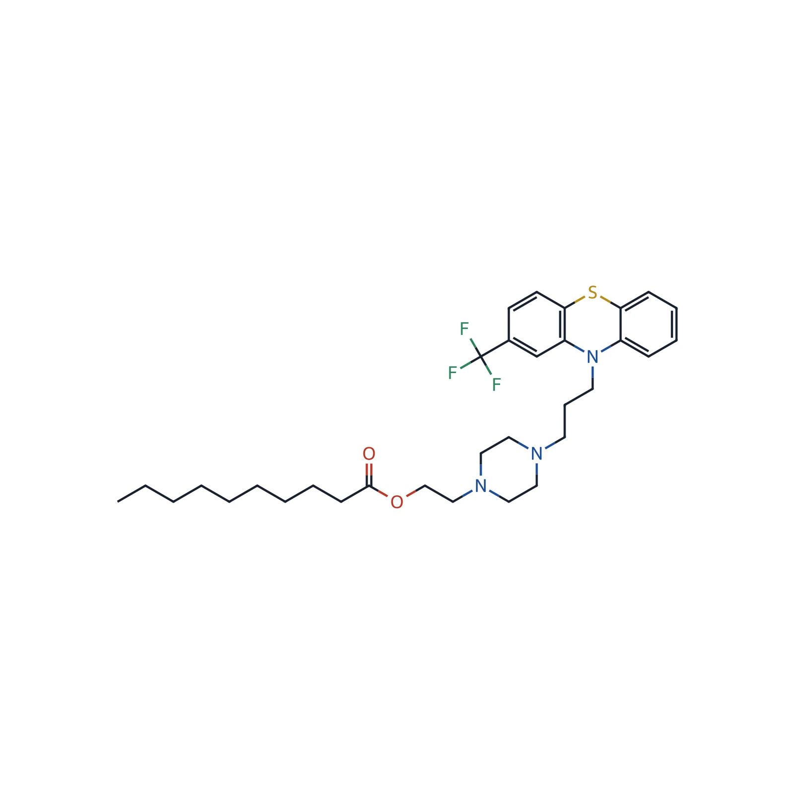 Fluphenazine decanoate CRS, 50 mg