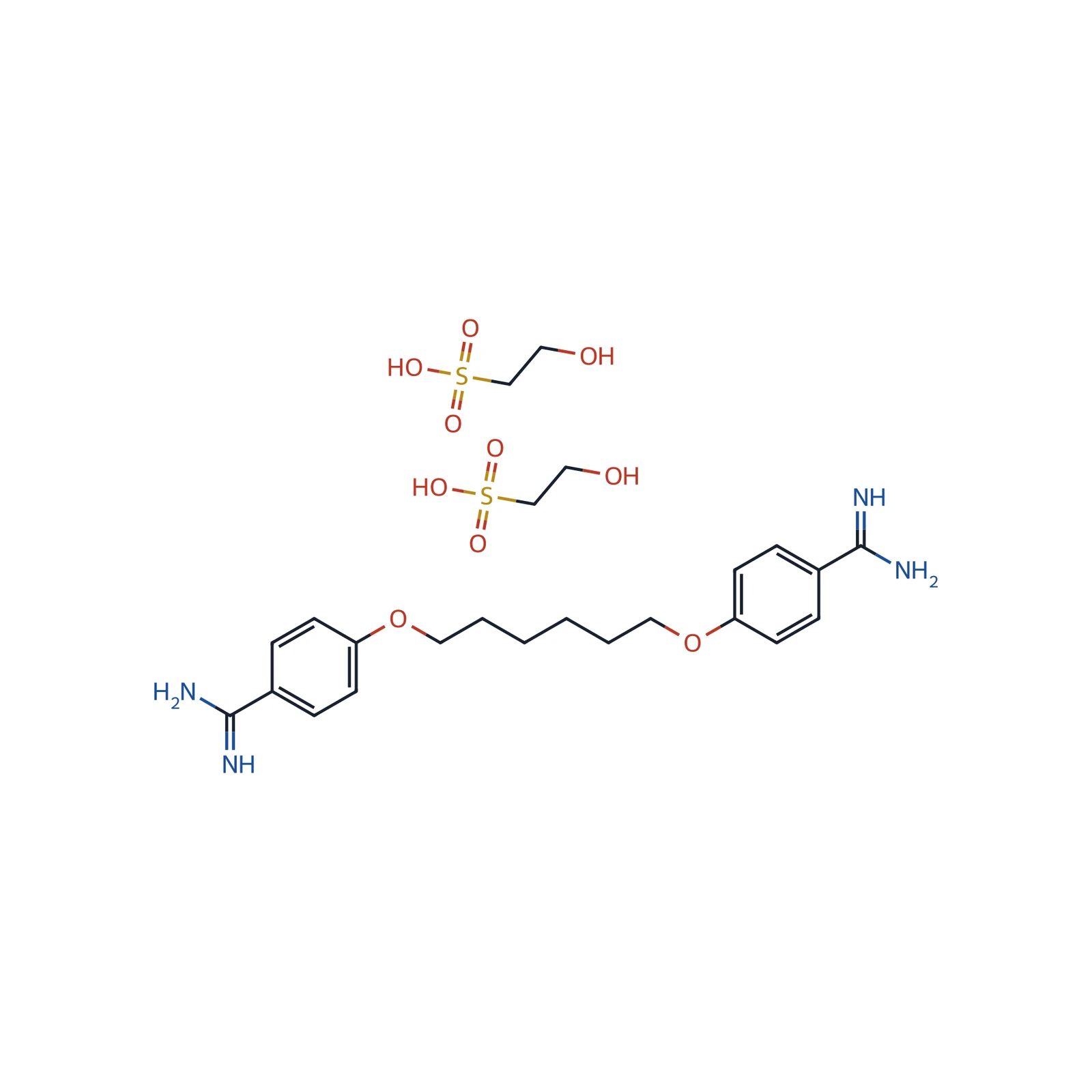 Hexamidine diisetionate CRS, 20 mg