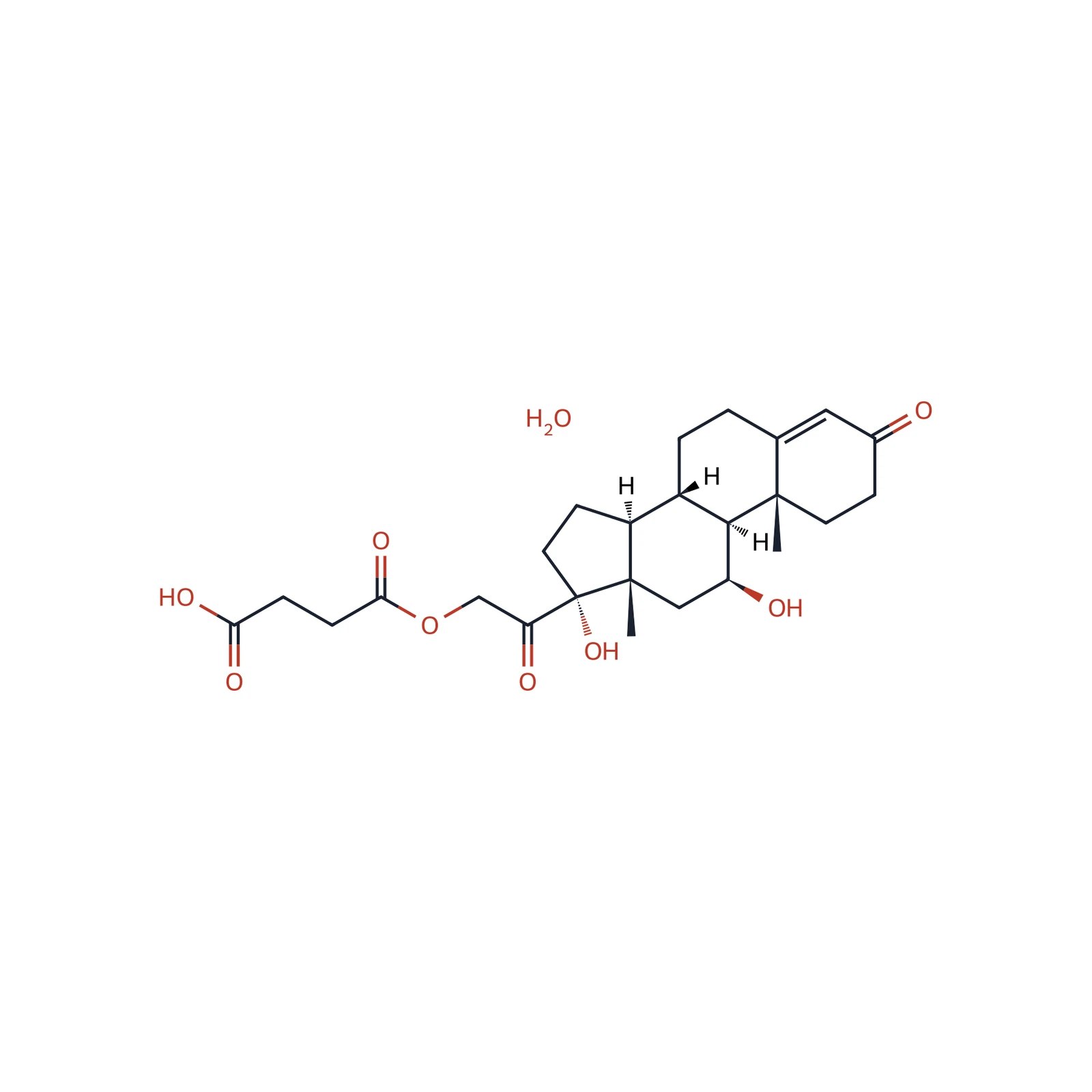 Hydrocortisone hydrogen succinate CRS, 100 mg