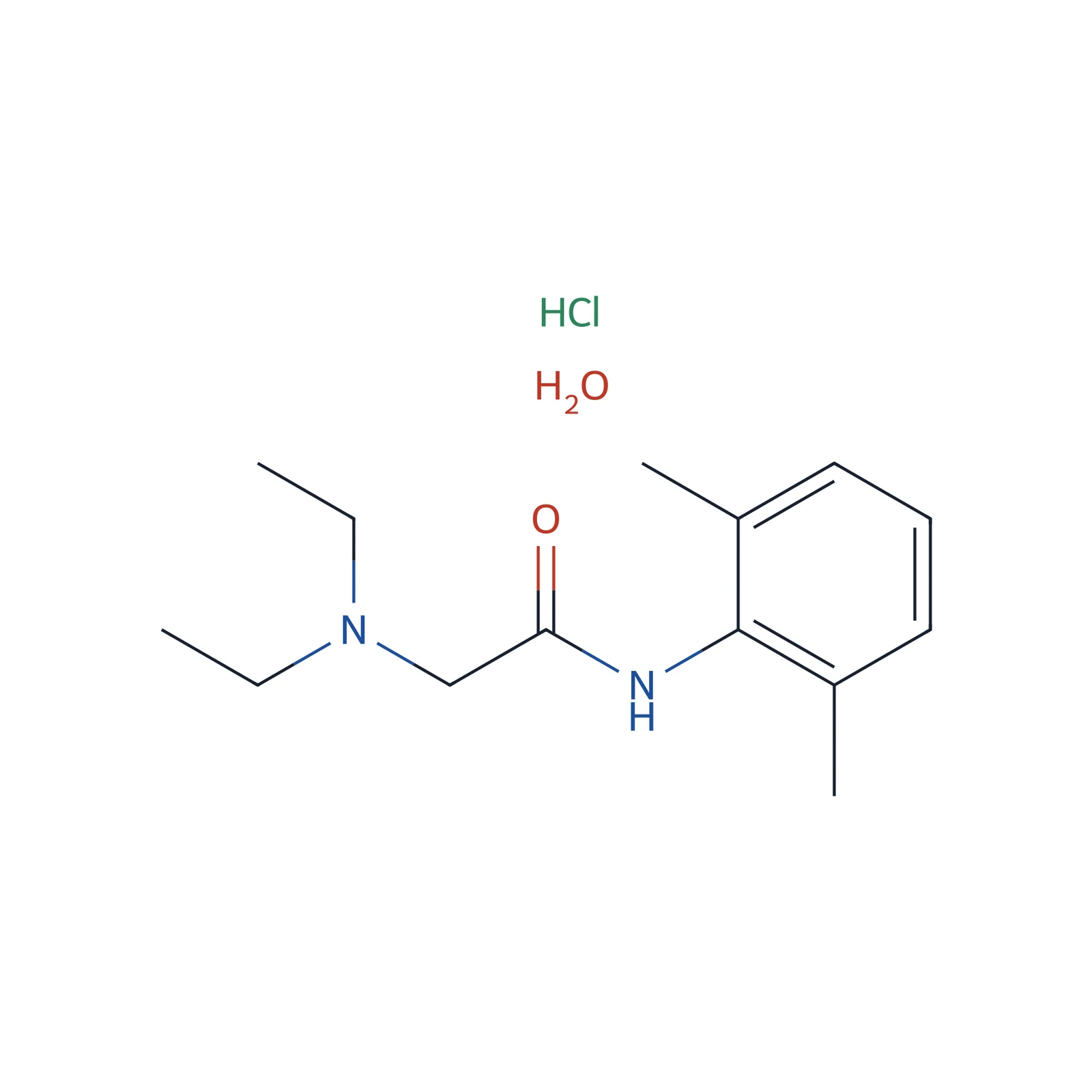 Lidocaine hydrochloride CRS, 40 mg