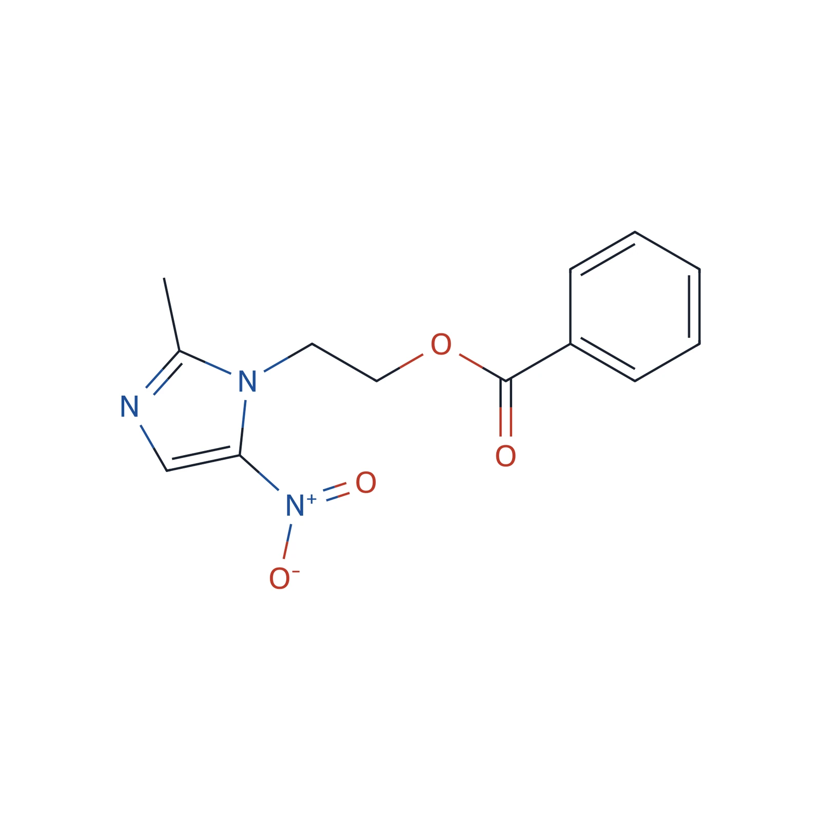 Metronidazole benzoate CRS, 50 mg
