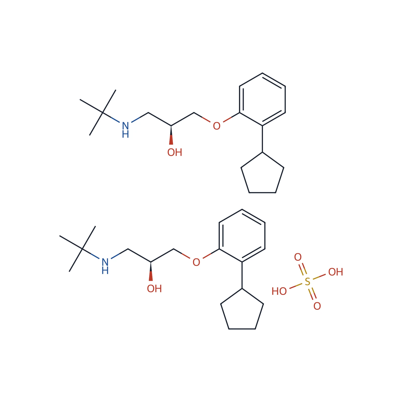 Penbutolol sulfate CRS, 100 mg