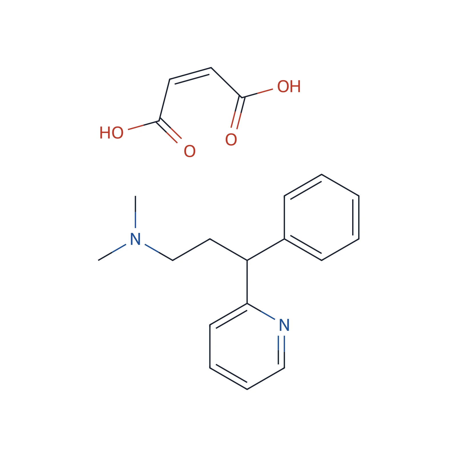Pheniramine maleate CRS, 250 mg