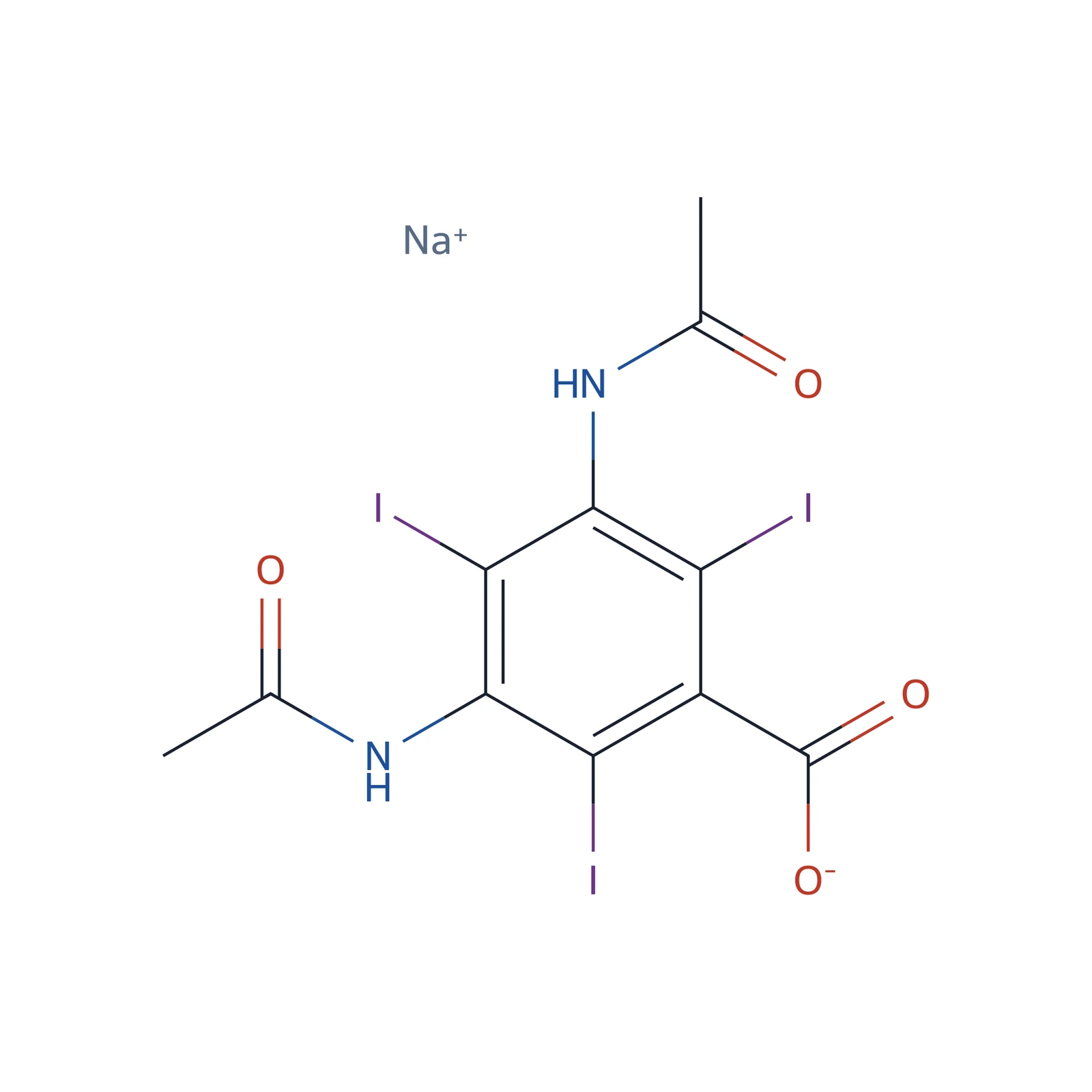 Sodium amidotrizoate CRS, 125 mg
