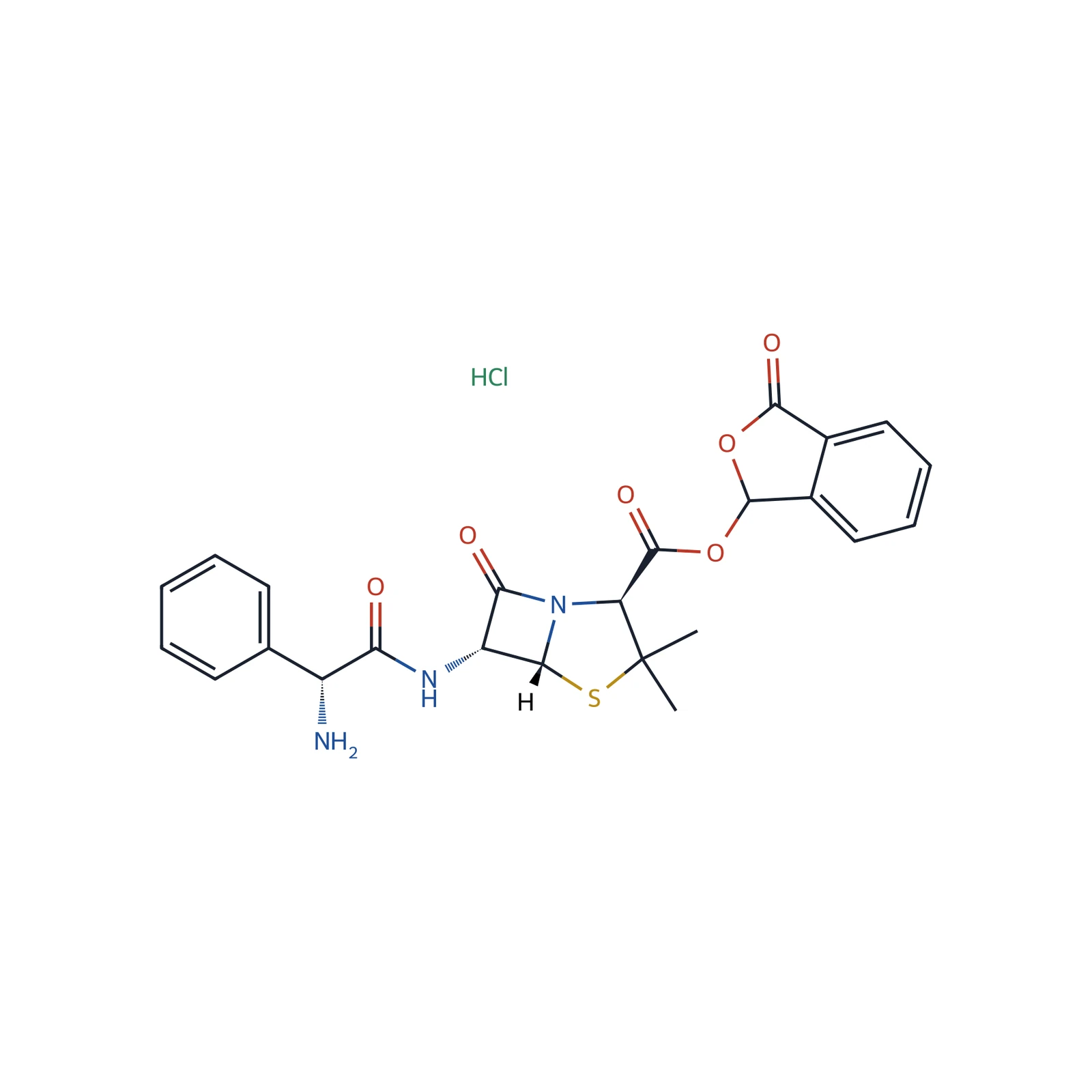 Talampicillin hydrochloride CRS, 50 mg