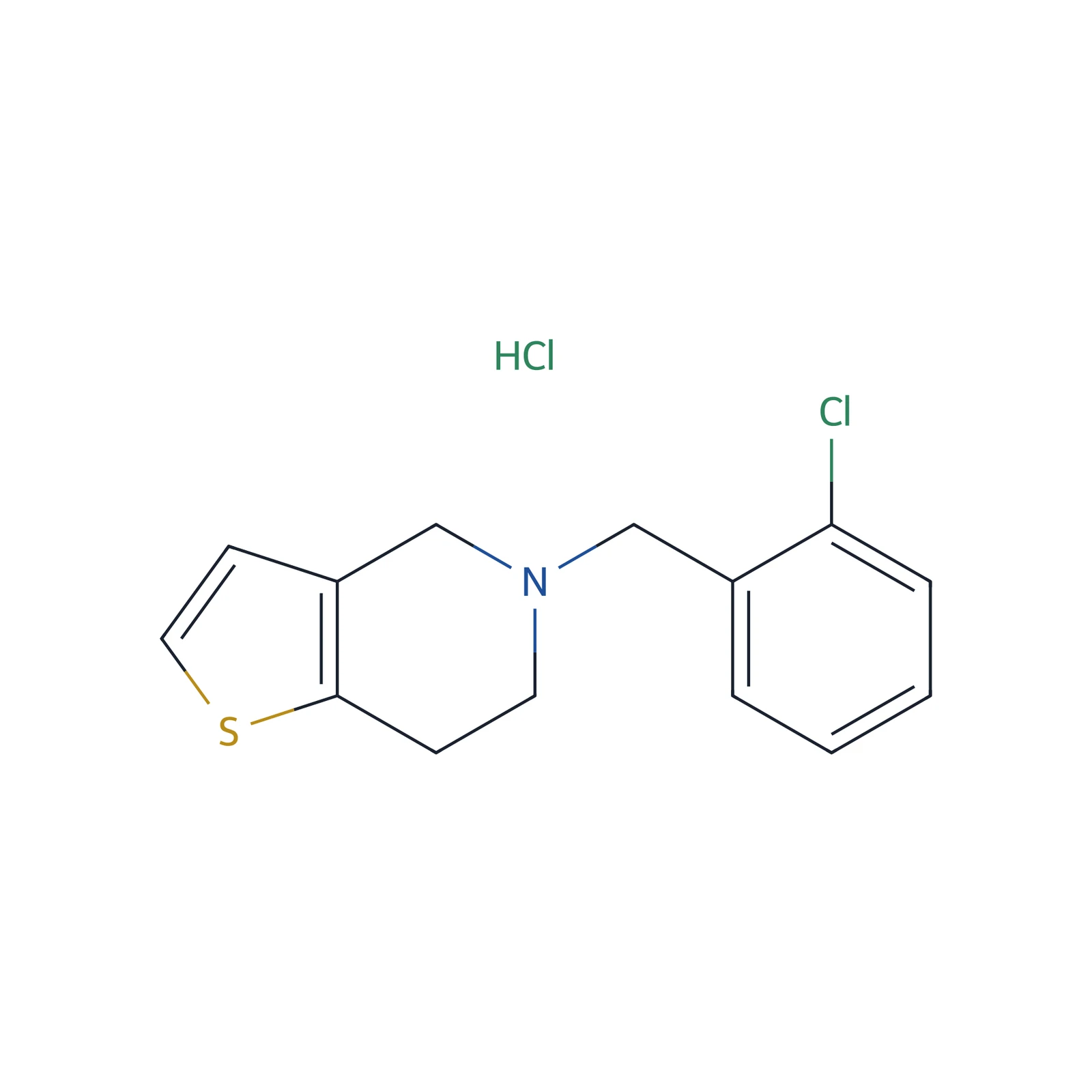 Ticlopidine hydrochloride CRS, 50 mg