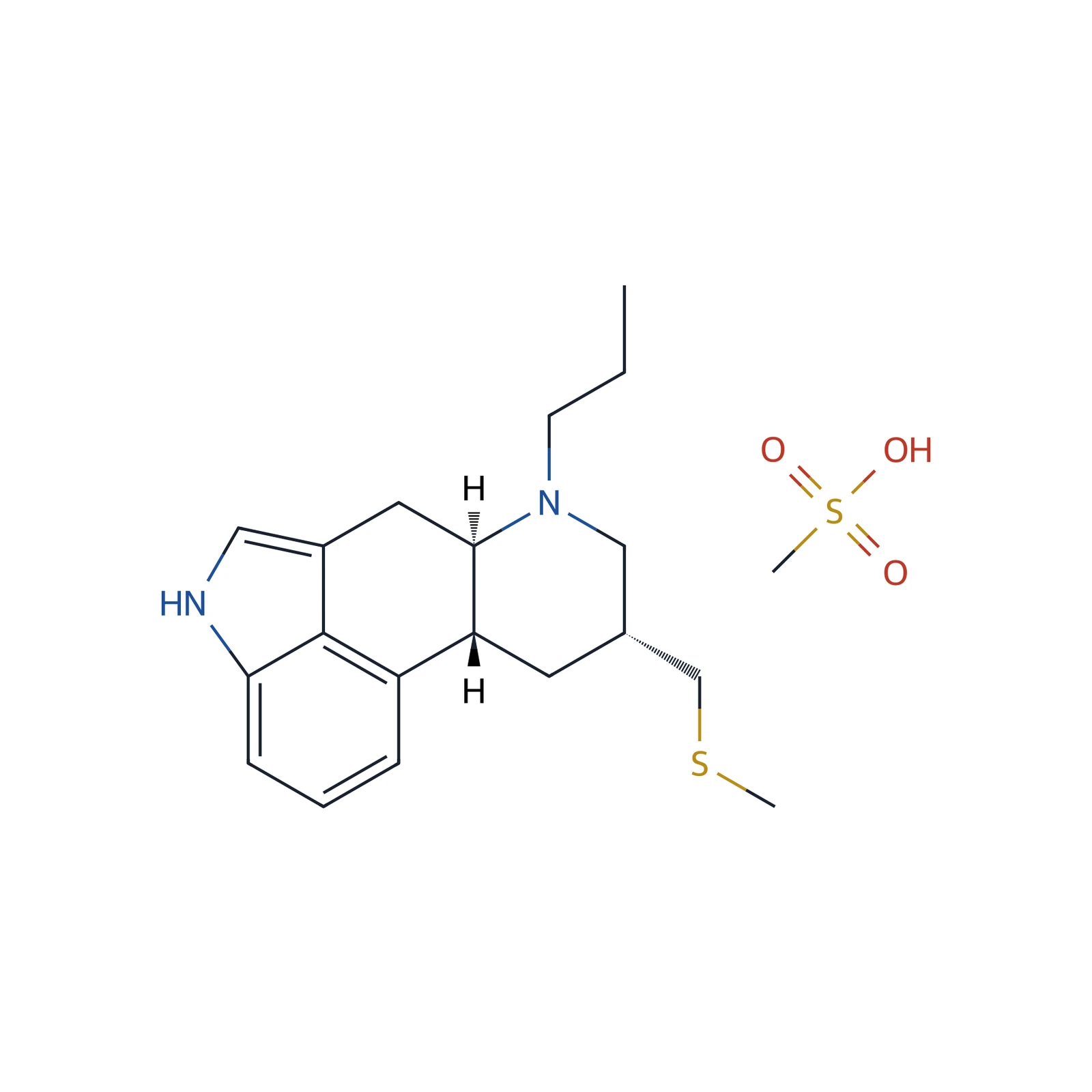 Pergolide mesilate CRS, 150 mg