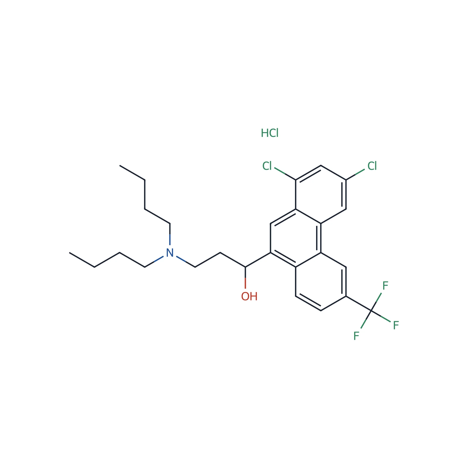 Halofantrine hydrochloride CRS, 125 mg