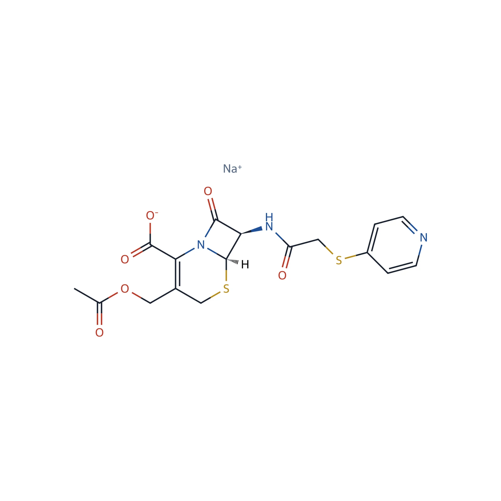 Cefapirin sodium CRS, 100 mg