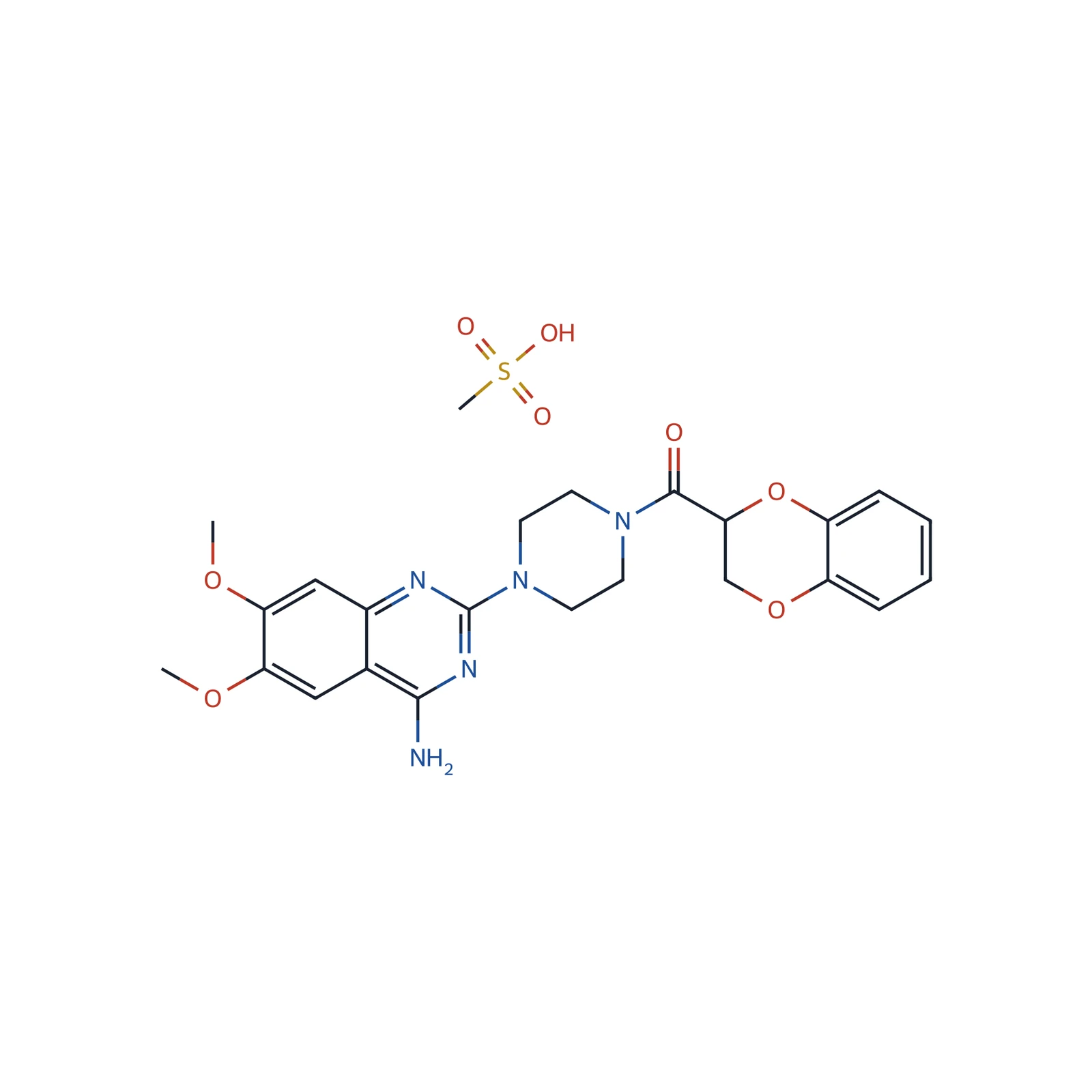 Doxazosin mesilate CRS, 60 mg