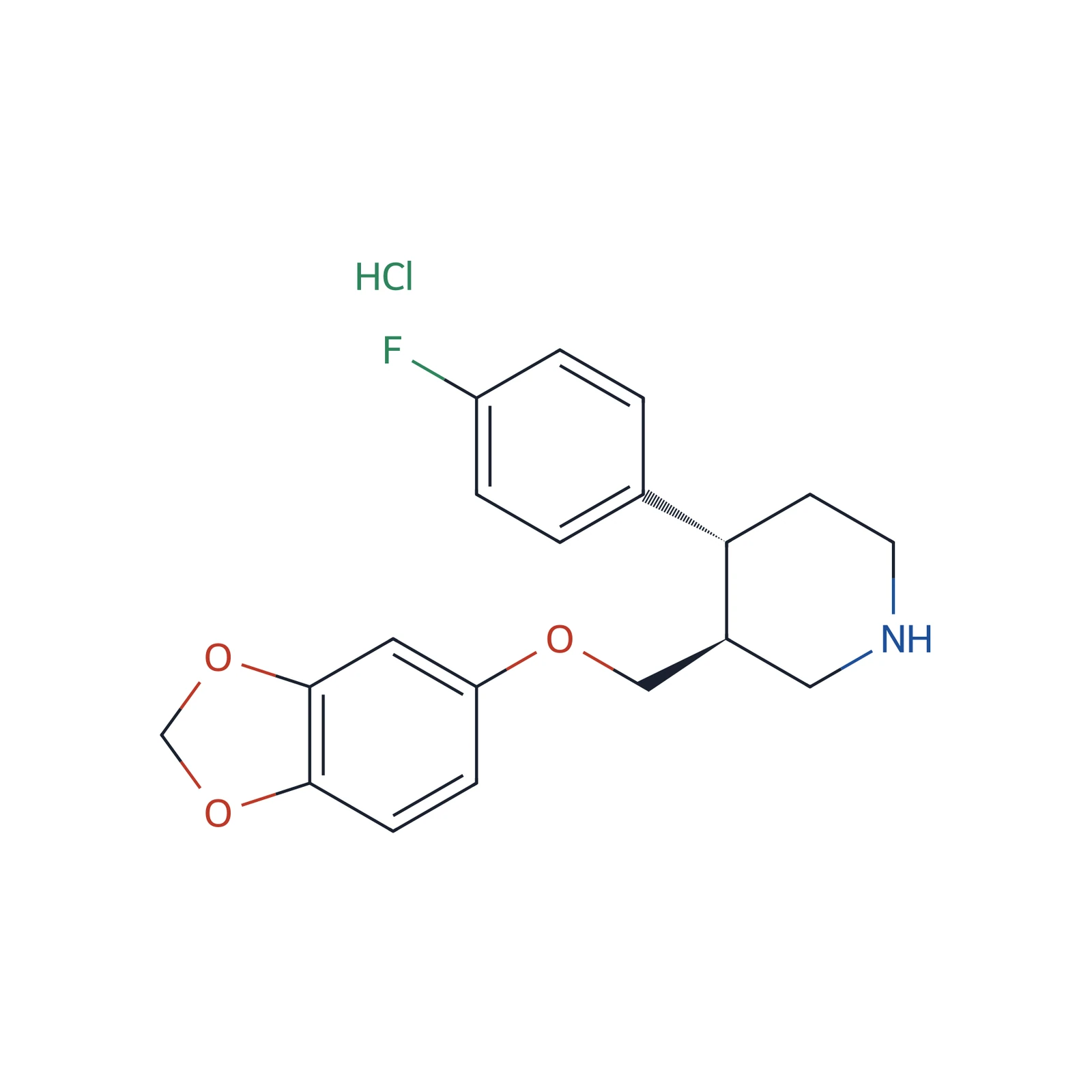 Paroxetine hydrochloride (ANHYDROUS) CRS, 70 mg