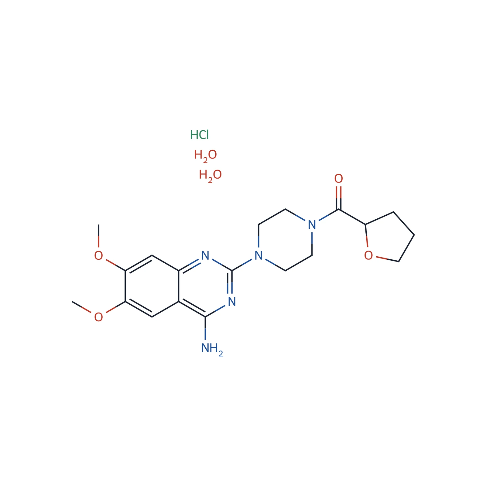 Terazosin hydrochloride dihydrate CRS, 40 mg