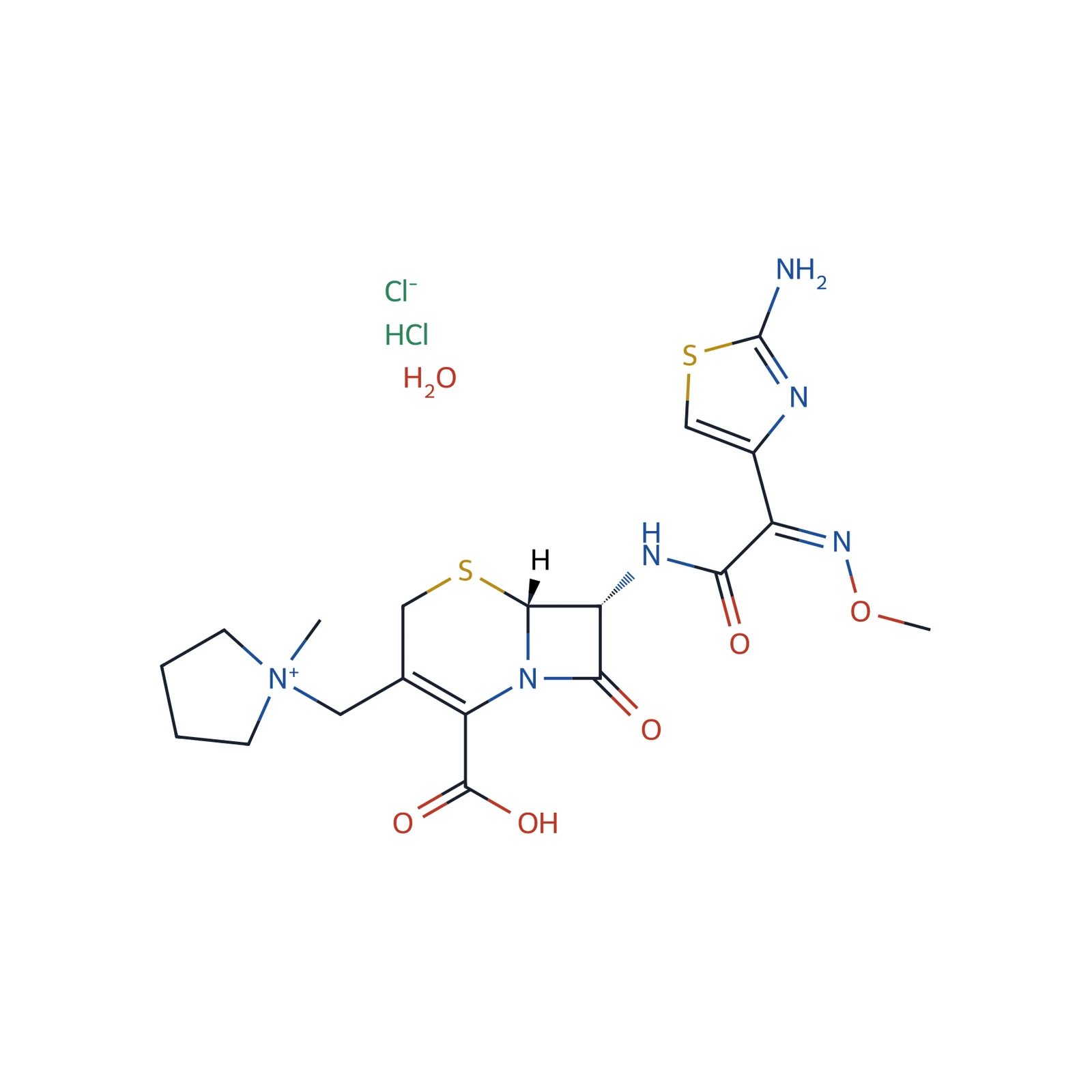 Cefepime dihydrochloride monohydrate for system suitability CRS, 15 mg