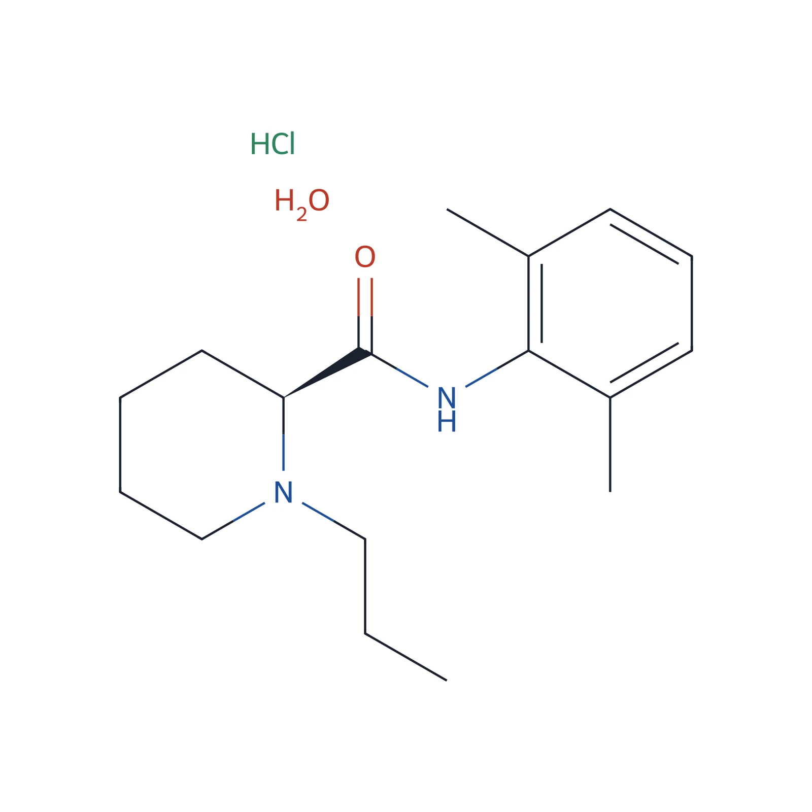 Ropivacaine hydrochloride monohydrate CRS, 10 mg