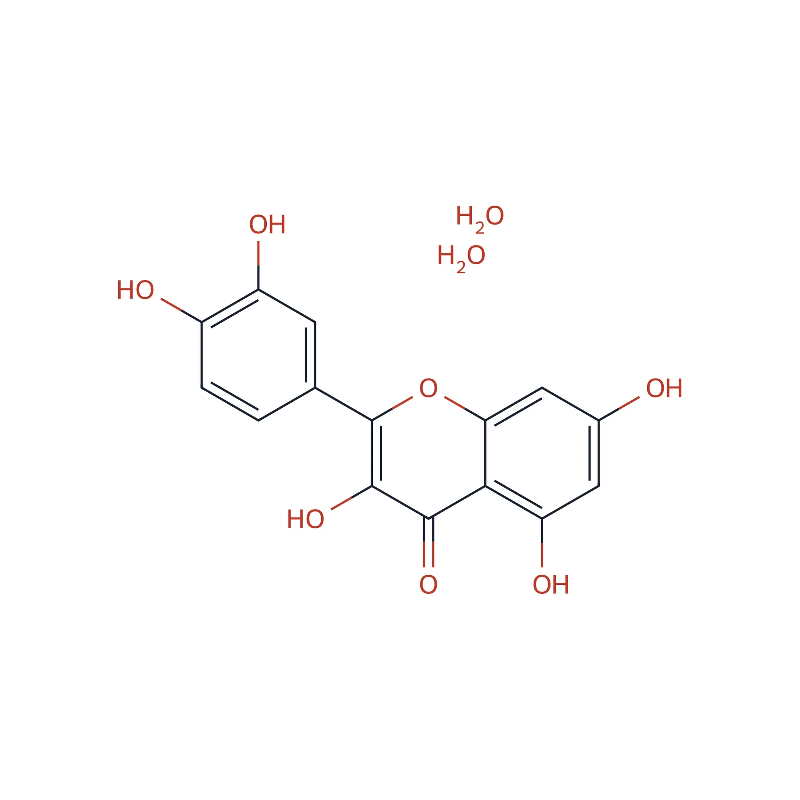 Quercetin dihydrate CRS, 25 mg
