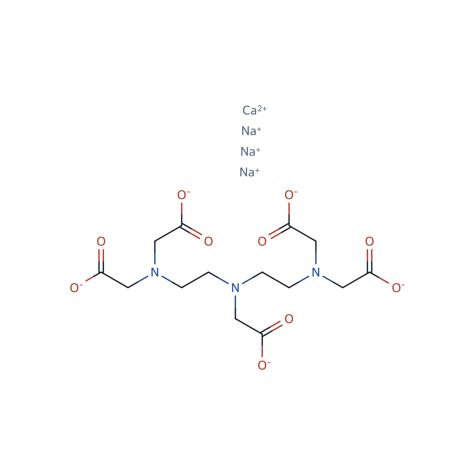 Pentetate sodium calcium CRS, 100 mg
