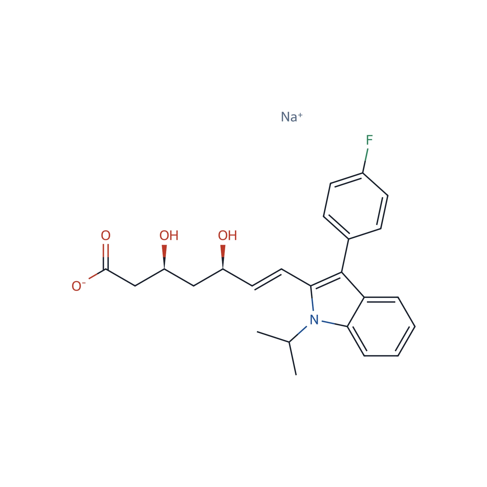 Fluvastatin sodium CRS, 110 mg