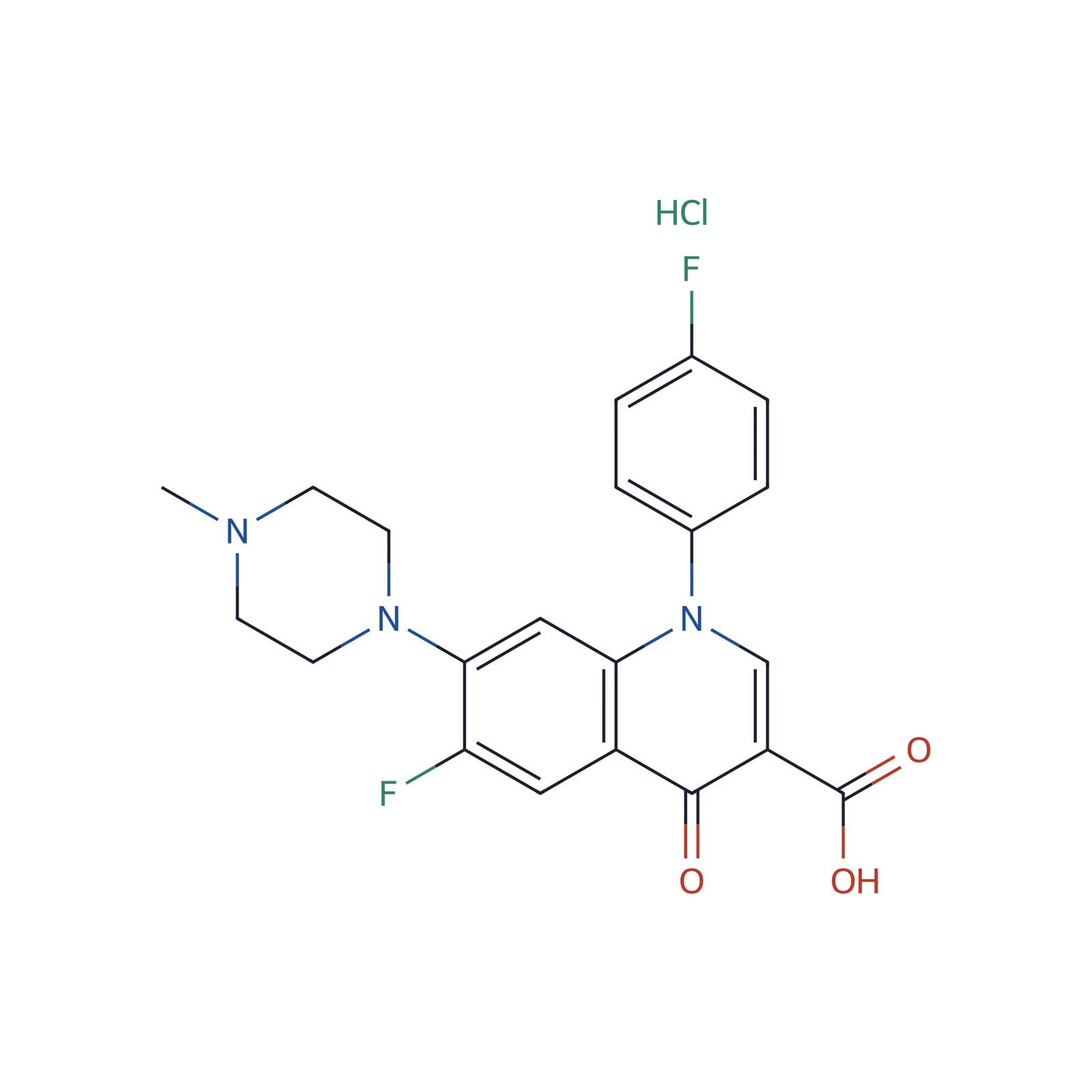 Difloxacin hydrochloride CRS, 60 mg