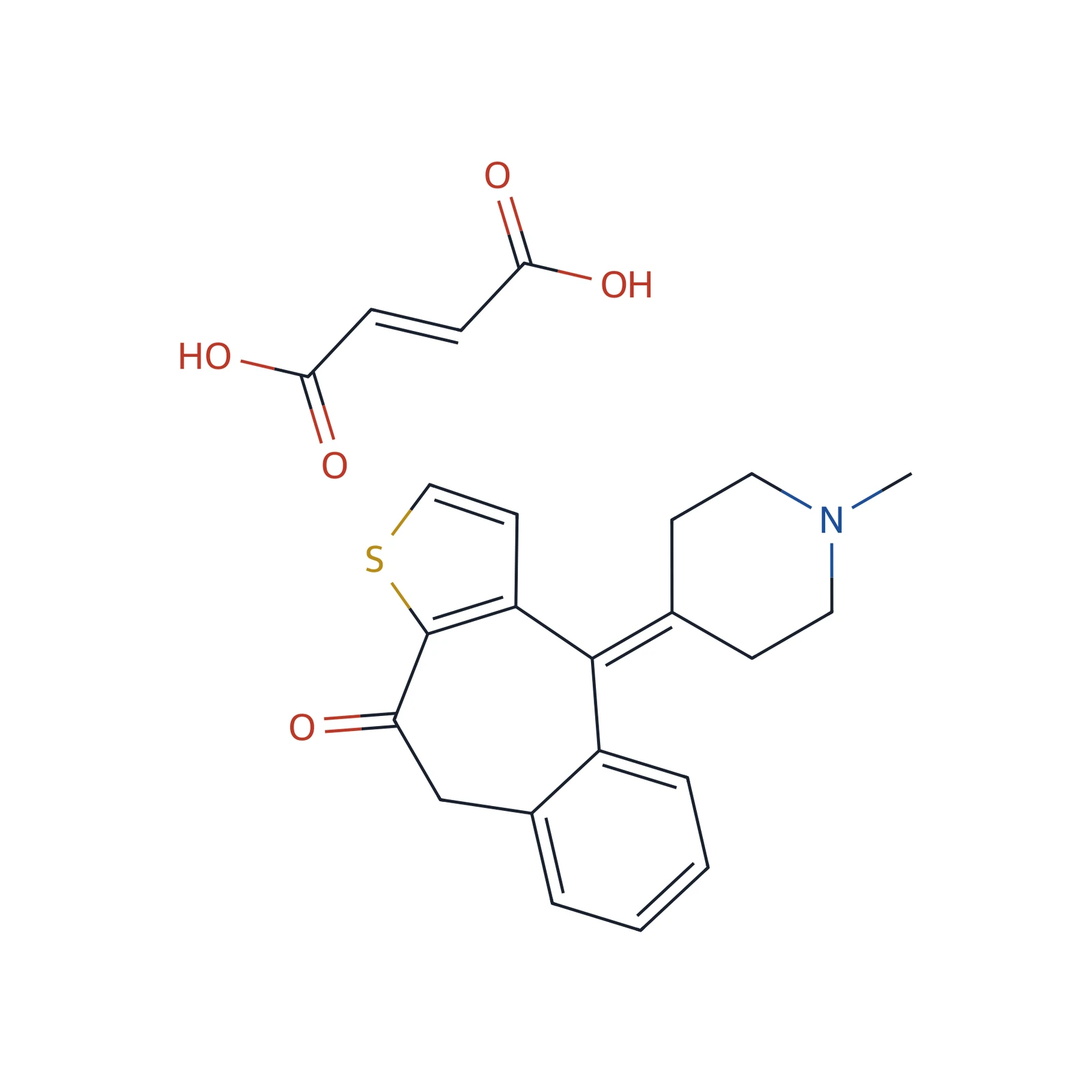 Ketotifen hydrogen fumarate CRS, 10 mg