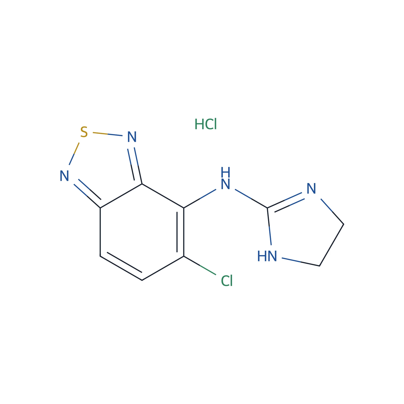 Tizanidine hydrochloride CRS, 100 mg