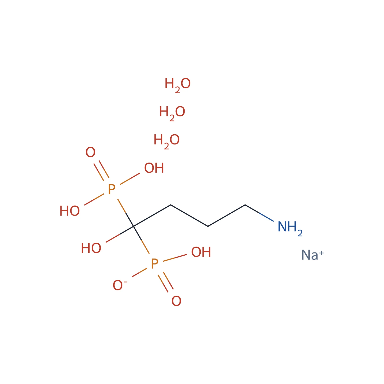 Sodium alendronate trihydrate CRS, 150 mg