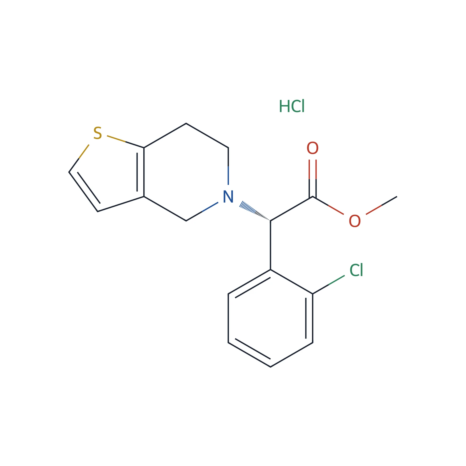 Clopidogrel hydrochloride CRS, 100 mg