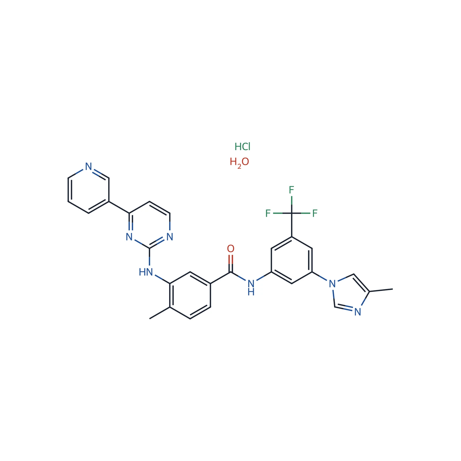 Nilotinib hydrochloride monohydrate CRS, 100 mg