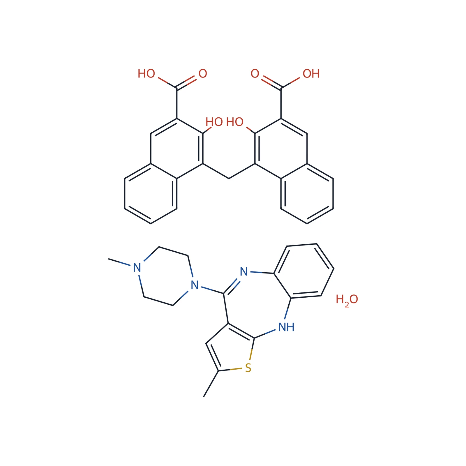Olanzapine embonate monohydrate CRS, 10 mg