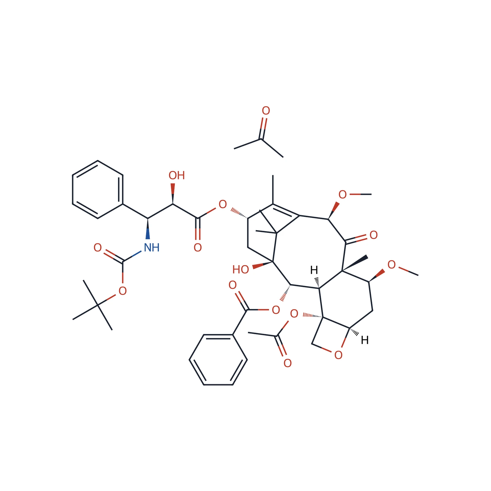 Cabazitaxel acetone CRS, 120 mg