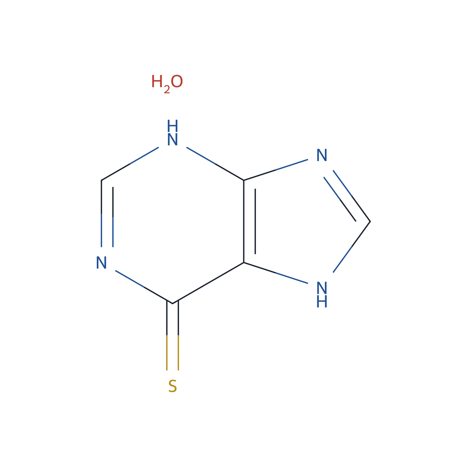 Mercaptopurine monohydrate CRS, 15 mg