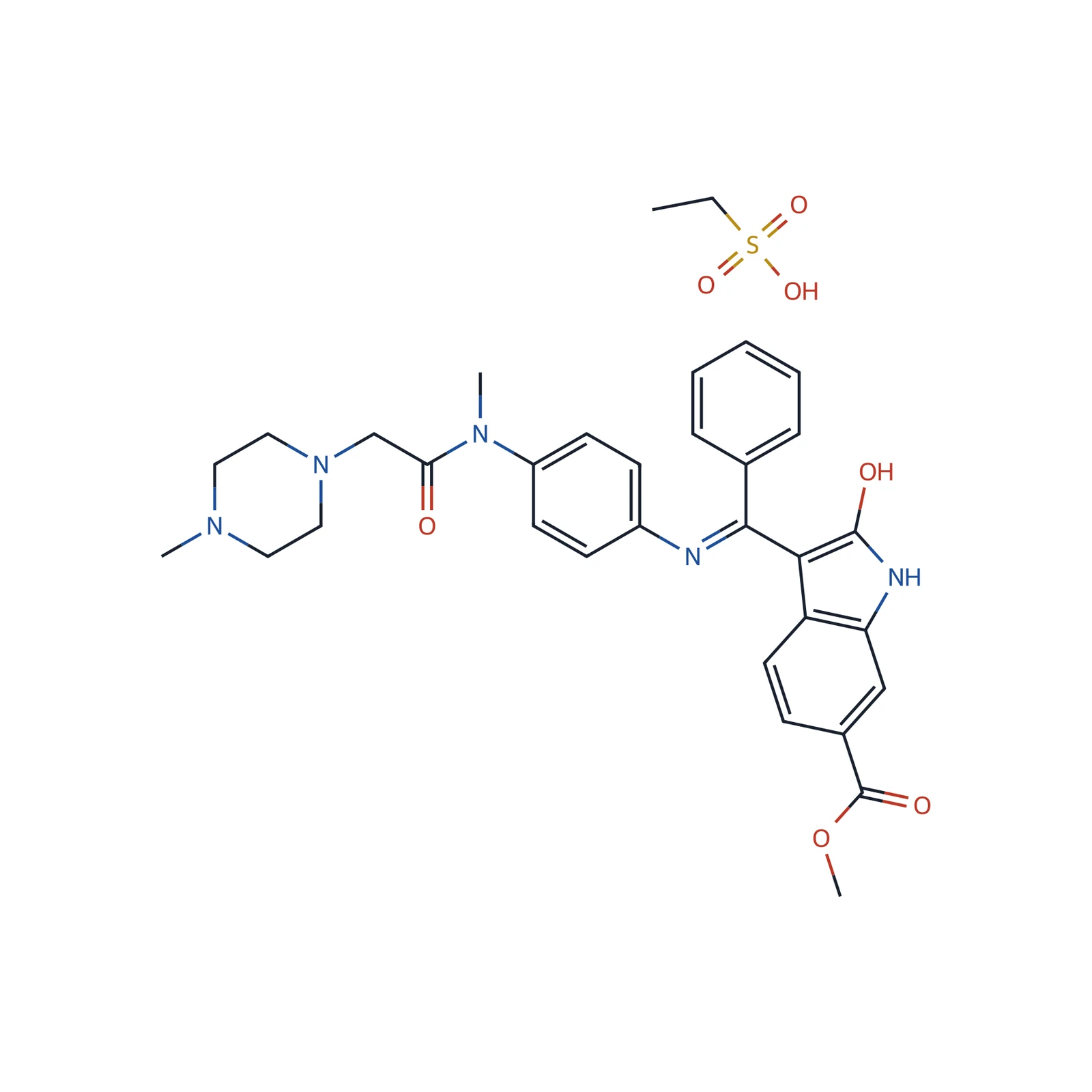 Nintedanib esilate CRS, 80 mg