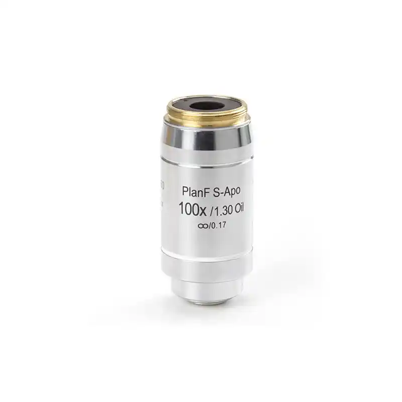 Euromex Objective DX.7300, 100x/1.25, wd 0,15 mm, PLFi APO plan semi-apochromatic fluarex, infinity, s, oil (DelphiX)