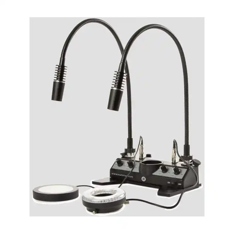 Euromex illumination station LE.5212-420, 2 Schw.h. 420nm, ring light, transmitted light