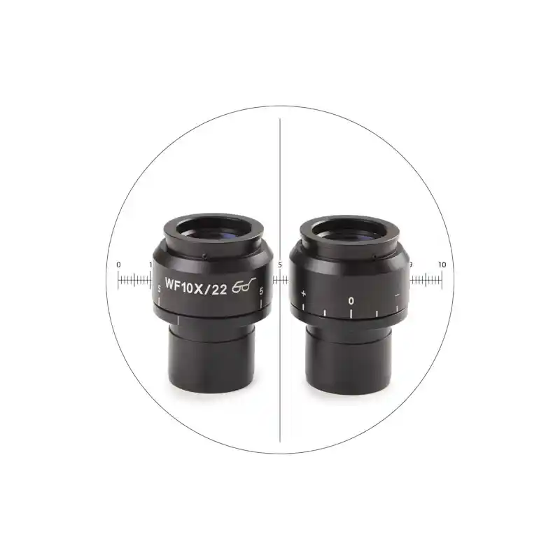 Euromex Measuring eyepiece NZ.6210-CM, 10x/22 mm SWF, micrometer, crosshair, (Nexius EVO)