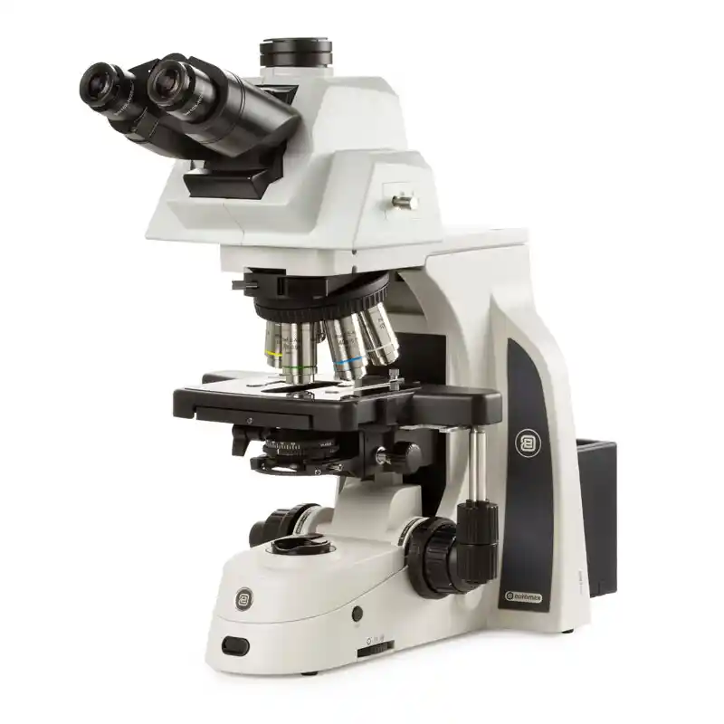Euromex Microscope Delphi-X, DX.2158-APLi, trino, 40x - 1000x, Plan apochromatic, with ergonomic head and 100W Halogen Lighting