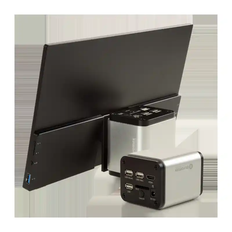 Euromex Camera VC.3039-HDS, colour, 1/2.8", 1.45 µm, 60/30 fps, 8 MP, HDMI/USB, 13" HD monitor