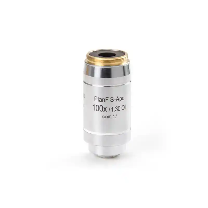 Euromex Objective, AX.7300, Infinity EIS 60 mm, semi-plan Pli- Apo Fluarex S100x/1.25 oil, M25, 0.18 mm