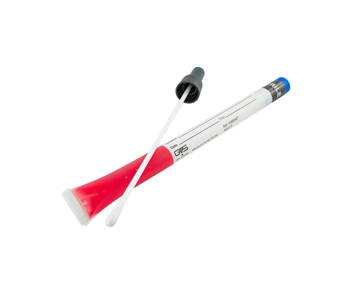 ENVIRONMENTAL SURFACE COLLECTION KIT, 10ML TRANSPORT TUBE WITH 10ML SALINE SOLUTION AND 1PC FOAM SWAB, 50/pk