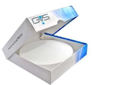 Round filter paper grade 1, diameter 85 mm, high quality, for medium-fine precipitates, medium speed, 11 µm, 100/pk